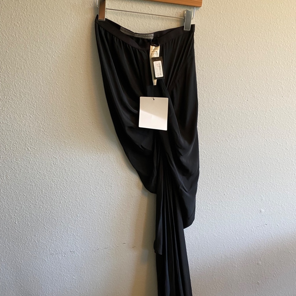 RICK OWENS long draped skirt NWT size 42